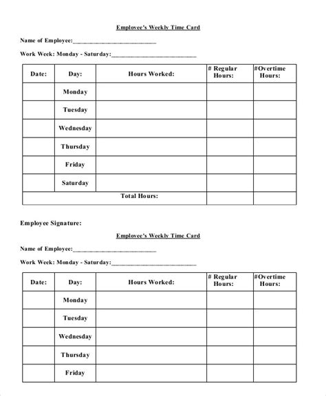 However, credit card payments cannot be accepted for requests to set a case for trial or trial by declaration. Excel Templates: 12 Time Card Excel