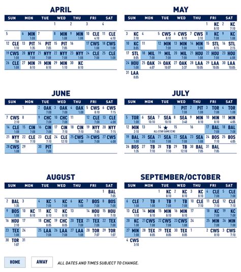 2022 Detroit Tigers Schedule Printable Printable Schedule