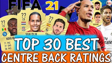 Hola, muy buenas a todos!! FIFA 21 | TOP 30 BEST CENTRE BACK PLAYER RATINGS!! FT. VAN ...