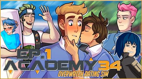 academy34 overwatch dating sim ep 1 tracer s kiss youtube