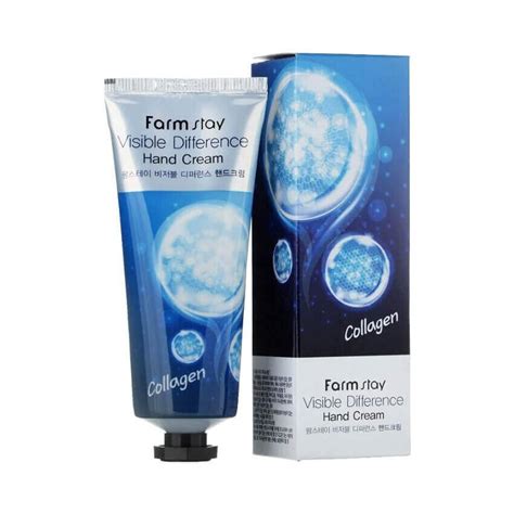 FarmStay Collagen Visible Difference Hand Cream крем за ръце с колаген
