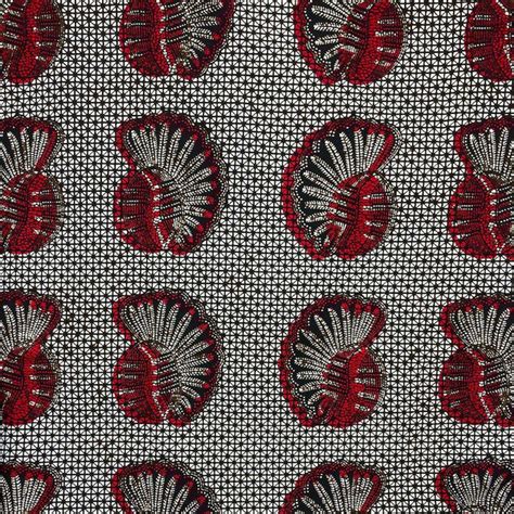Boldly Colored African Wax Print Fabric From Ghana Ananse Village