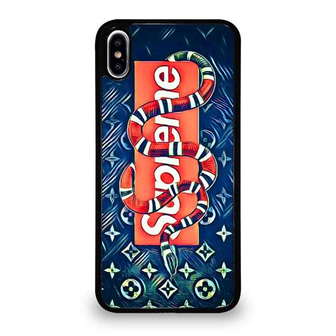 Supreme And Snake Iphone Xs Max Case Best Custom Phone Cover Cool