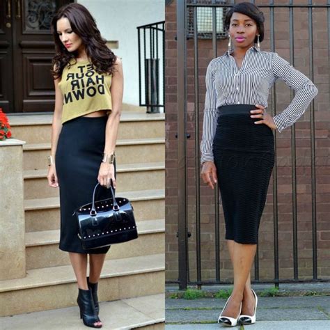 Amazing Outfits With Black Pencil Skirts Style Tips Glossyu