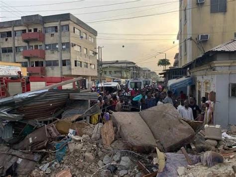 Otloaded Many Trapped As 7 Storey Building Collapses In Lagos