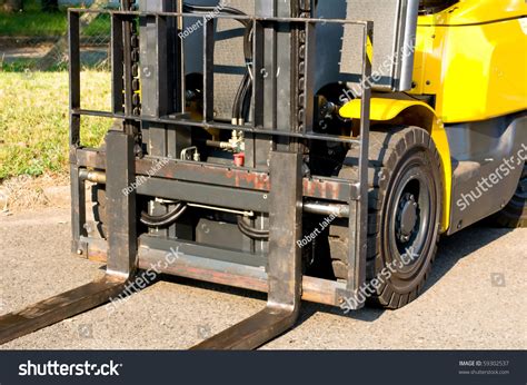 Fork Carriage Of A Forklift Truck Stock Photo 59302537 Shutterstock