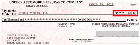 Is this owed to our insurance company, who paid the damages up front, or is this a check owed to us? United Automobile Insurance Company (UAIC) Car Accident Settlements