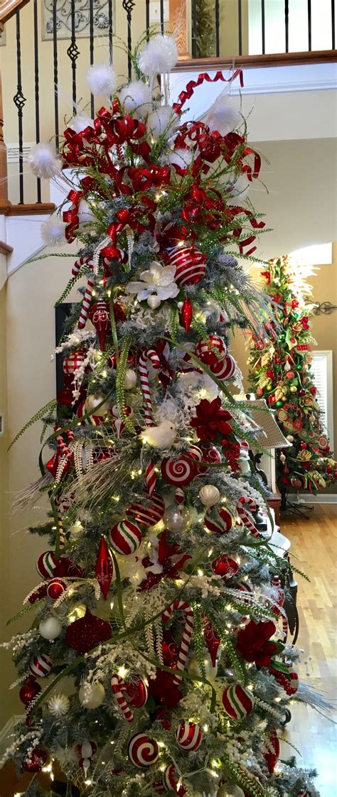 20 Red And White Christmas Tree Ideas Hmdcrtn