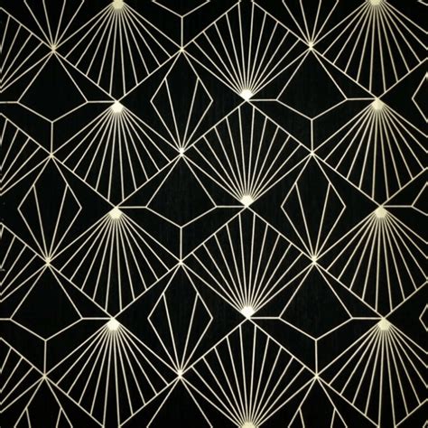 Graham And Brown Diamond Black And Gold Geometric Wallpaper 105978