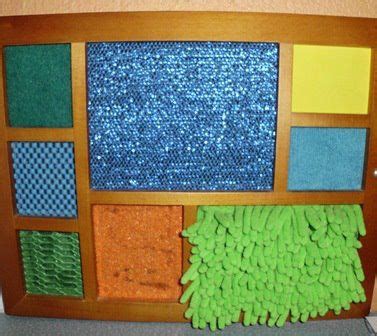 Add to your child's sensory input. I made this touch board out of