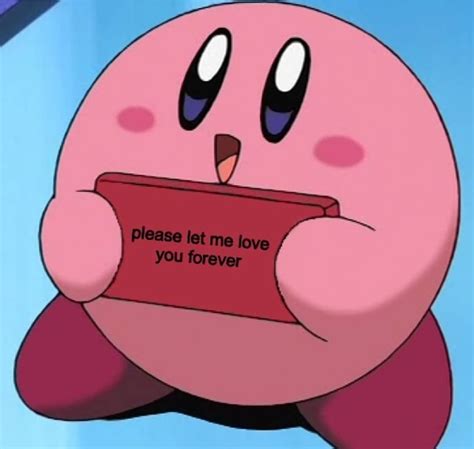 I Love Kirby Rwholesomememes