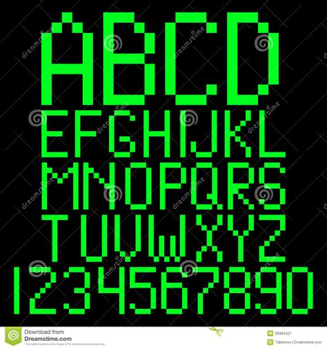 Choose from over a million free vectors, clipart graphics, vector art images, design templates, and illustrations created by artists worldwide! Pixel alphabet stock vector. Illustration of element ...