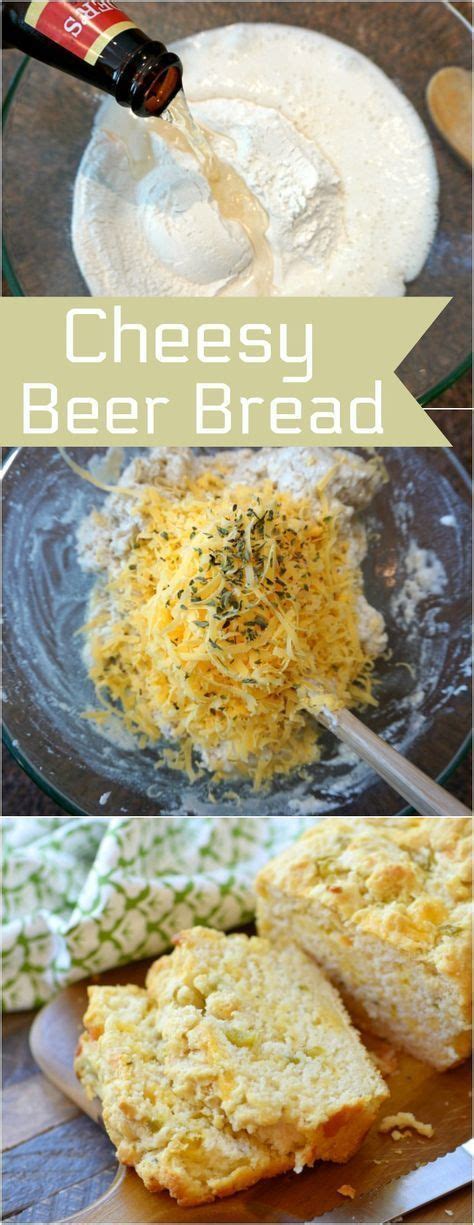 The Best Beer Bread Recipe Youll Ever Make With Just 3 Ingredients Add Cheddar Cheese And