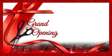Business Banners - Opening Scissors