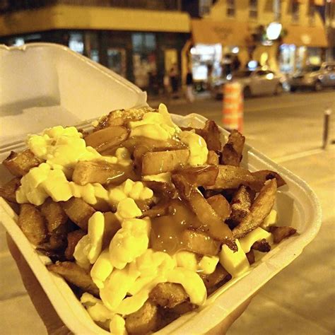Get late night delivery, fast. Best Late Night Food: Poutine @labanquise_resto 24/7 ...
