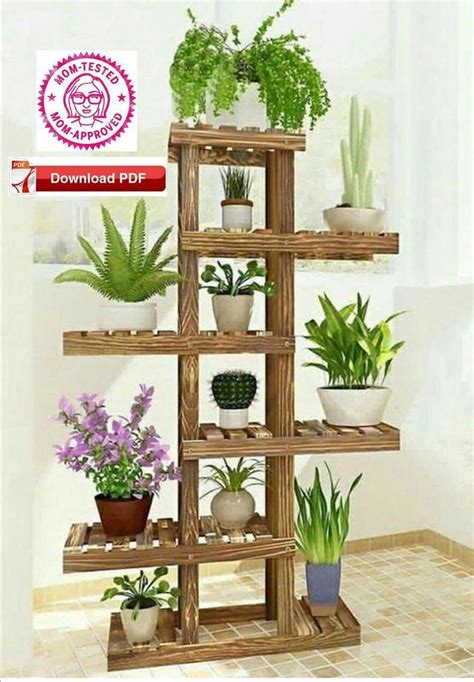 Tall Plant Stand Plan Wood Plant Stand Plan Plant Stand Plan Flower