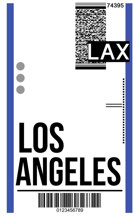 Fly Ticket Phone Case DIY - Template Los Angeles | Diy phone case, Diy 