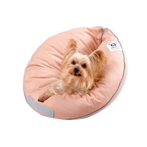 Donut Round Plush Dog Bed Soft Perfect Cuddler For Your Puppy