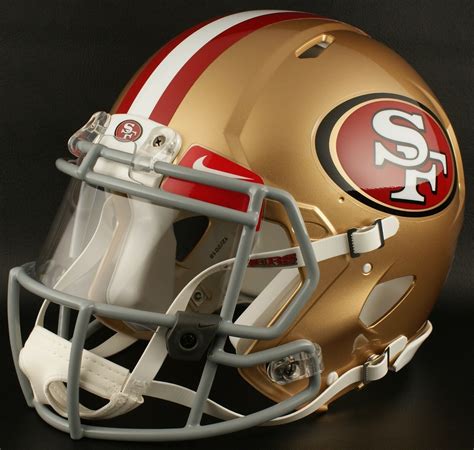 Custom San Francisco 49ers Nfl Riddell Speed Authentic Football