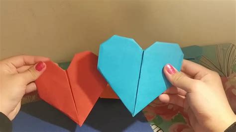 Origami De Coraz N Youtube