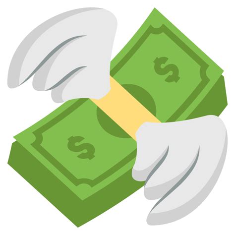 Flying money emoji dollar with the wings cartoon 3d object modern banner 3d render premium photo a day ago. Archivo:Emojione 1F4B8.svg - Wikipedia, la enciclopedia libre