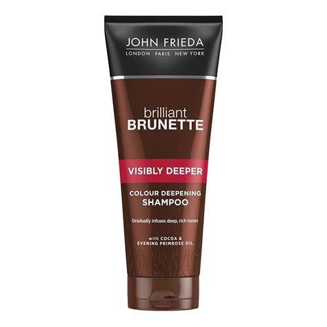 John frieda brilliant brunette colour protecting moisturising shampoo