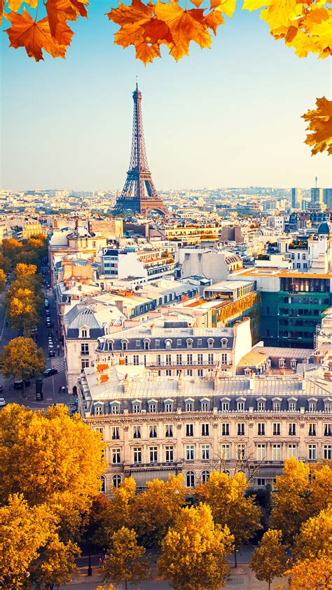 1080x1920 Eiffel Tower Paris City Autumn 4k 5k Iphone 76s6 Plus