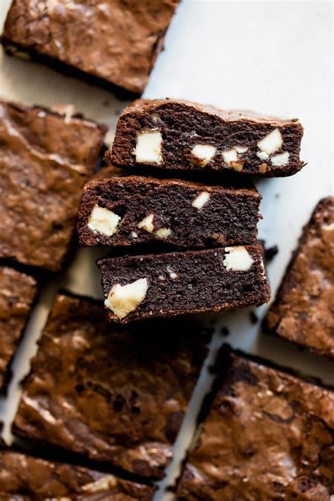 White Chocolate Chip Brownies Pretty Simple Sweet Recipe Chocolate Chip Brownies Fall