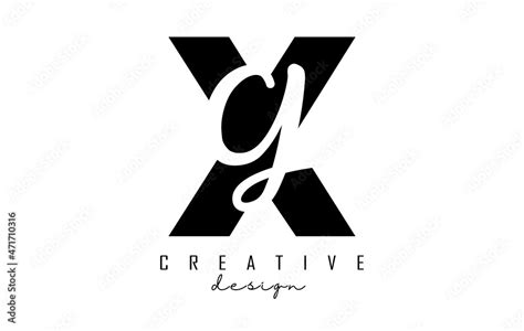 Letters Xg Logo With A Minimalist Design Letters X And G With Geometric And Handwritten