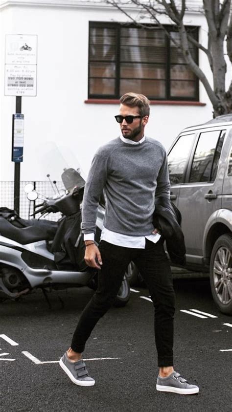 The Best Way To Layer Up A Sweater Is By Adding An Untucked Shirt