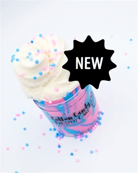 Cotton Candy Frosted Cake Cloud Cream Slime Scented Cotton Etsy Hong Kong
