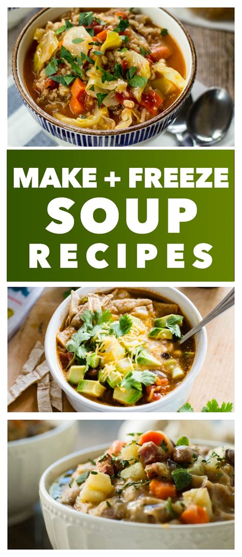 This spinach ricotta brunch bake can also be prepared ahead and baked on christmas morning. 20 Fall Soups to Make Ahead and Freeze | Hearty soup ...