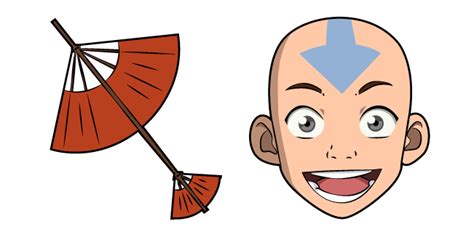 Avatar The Last Airbender Aang Curseur Custom Cursor