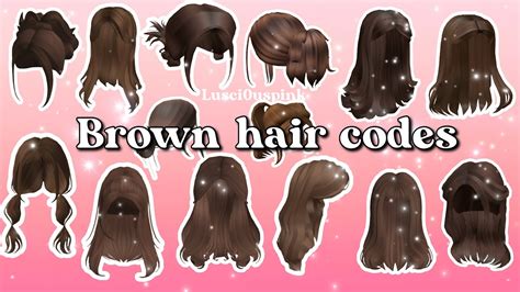25 Aesthetic Brown Hair Codes For Bloxburg And Roblox Imagesee