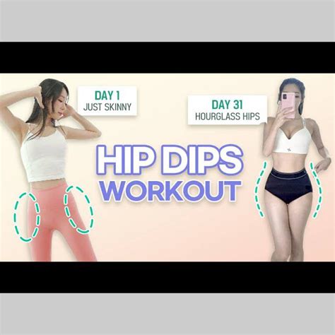 Hip Dips Workout L 10 Min Hourglass Side Booty In 31 Days L K Beauty Body Shape Free Moderate