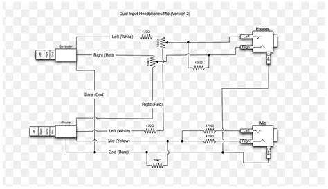 Microphone Wiring Diagram Phone Connector Headphones Electrical Wires