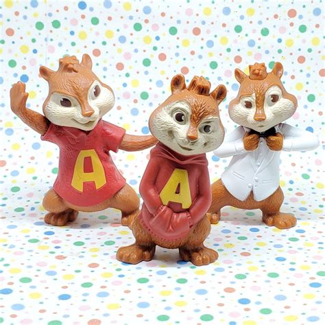 Mcdonalds Alvin And The Chipmunks Happy Meal Toy Lot