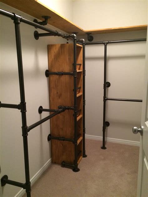 Best 25 closet rod ideas on pinterest Gas pipe closet … | Pinteres…