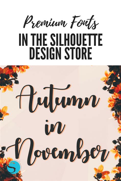 Autumn In November Calligraphy Font Calligraphy And Art