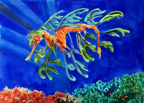 Orange Sea Dragon Annie Horkan