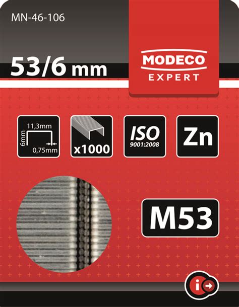 Zszywki Tapicerskie 5310 Mm 1000 Szt Modeco Expert Rawlplug Zszywacze