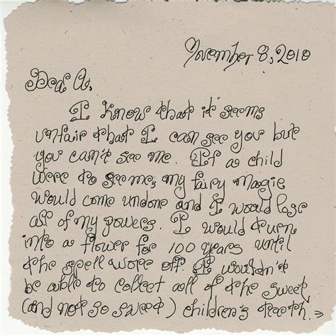 Pen Pal Letter