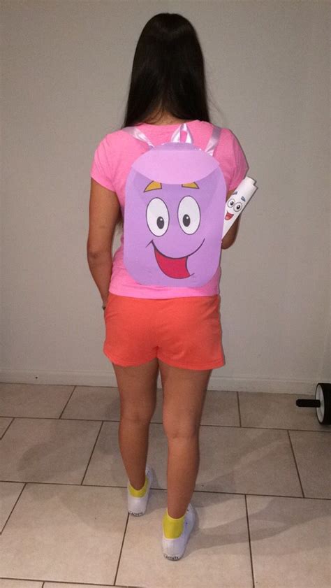Diy Dora The Explorer Backpack And Map Created By Myself Using