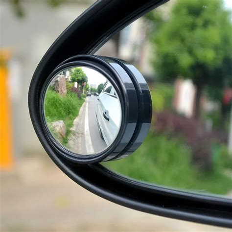 Car Mirror Side Wide Rearview Mirror Angle Round Convex Vehicle Blind Spot Mirror Spot Auto