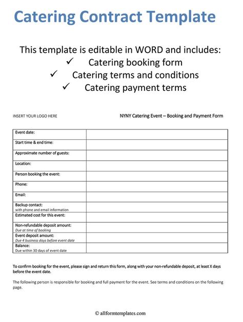 Catering Proposal Templates, 10+ Catering Templates, Services