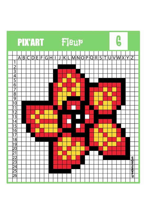 Printemps modèles de Pixel art à télécharger Un jour un jeu