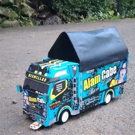 Jual TRUK OLENG ALAM CABE HIJAU MINIATUR TRUCK OLENG BISA BELOK OLENG