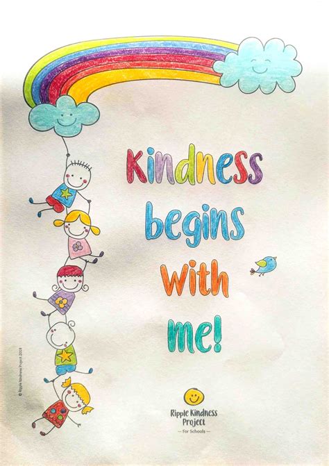 Kindness Coloring Pages Kindness Activity Or Character Traits Kindness