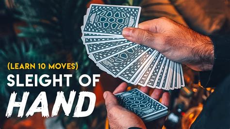 Learn 10 Sleight Of Hand Card Moves In Slow Motion Magic Tutorial