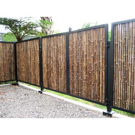 Backyard X Scapes Bamboo Fencing Natural Black In 2022